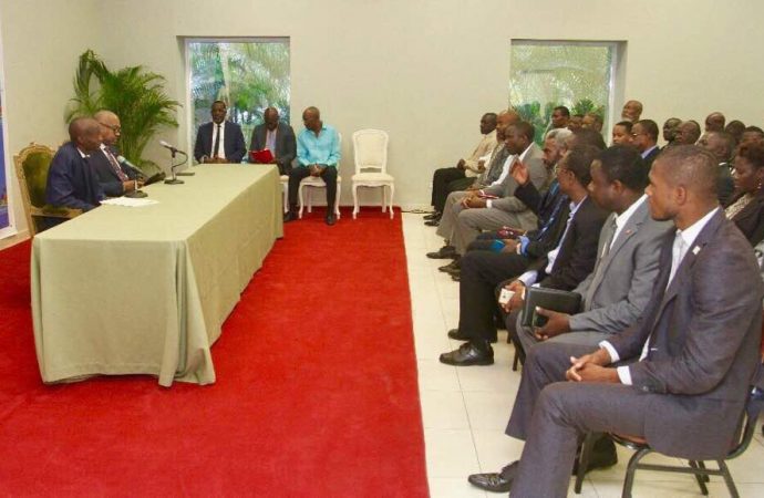 Haïti-Politique: Le Président de la République, SEM Jovenel Moise poursuit les consultations avec les partis politiques