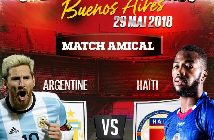 Haïti affrontera l’Argentine de Lionel Messi en amical !
