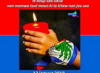 12 janvier déclaré journée de réflexion dédiée à la mémoire des victimes de 2010
