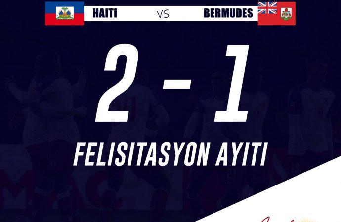 Gold Cup: Haïti s’impose 2-1 face aux Bermudes !