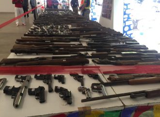 Désarmement: plus de 350 armes illégales détruites par la PNH