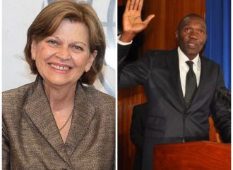 Haïti-ONU: Visite surprise de Helen Meagher La Lime au sénateur Joseph Lambert