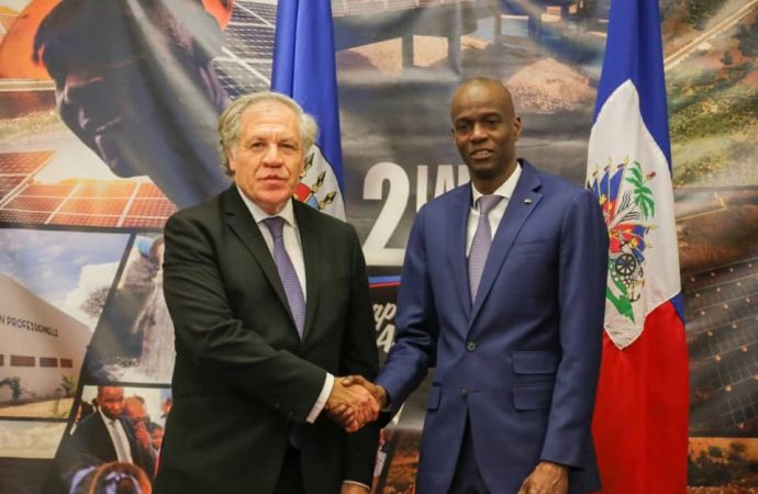La crise en Haïti, objet de discussions entre Luis Almagro et Jovenel Moïse