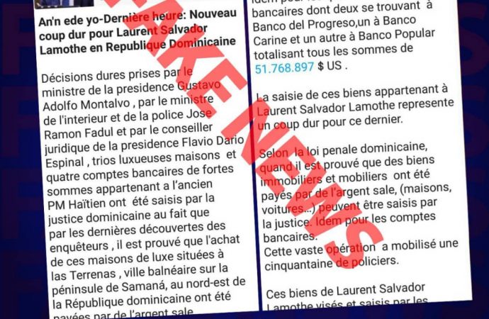 Haïti-Politique : Les fake news pleuvent et à nouveau Laurent Lamothe en est la cible ! Mais pourquoi ?