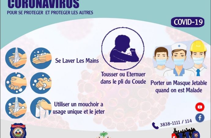 Haïti-Coronavirus: la PNH invite ses membres à se protéger