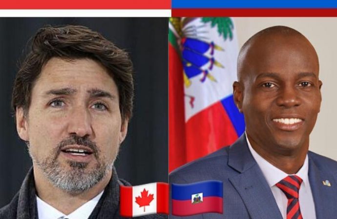 Haïti-Canada-Coronavirus: Jovenel Moïse s’est entretenu avec Justin Trudeau