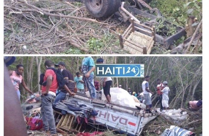 République Dominicaine : Cinq Haïtiens tués dans un accident de la circulation