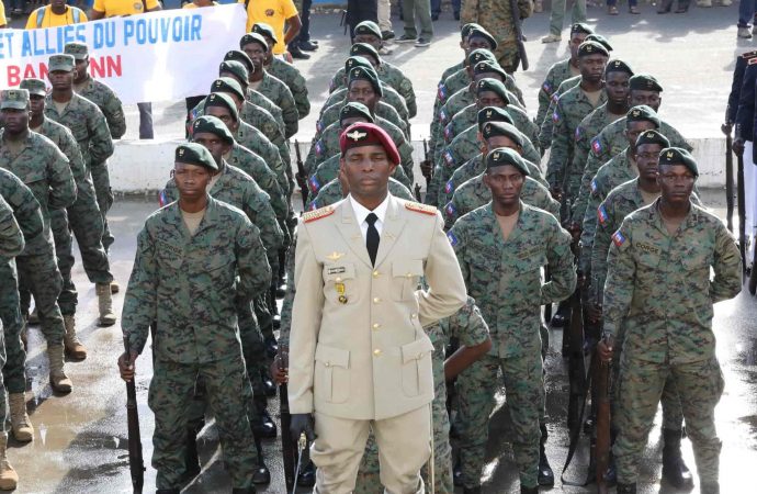 Déploiement d’un contingent des Forces Armées d’Haïti (FAd’H) à Fonds-Parisien