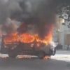 Panique à Port-au-Prince : un minibus en feu !