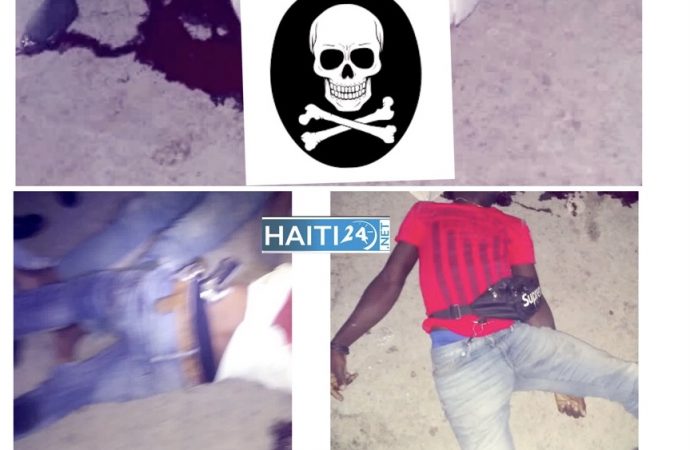 Pétion-Ville : 3 individus circulant à moto tués par balles, une arme à feu récupérée