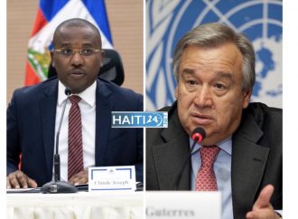 Claude Joseph discute de la tenue des élections haïtiennes avec Antonio Guterres