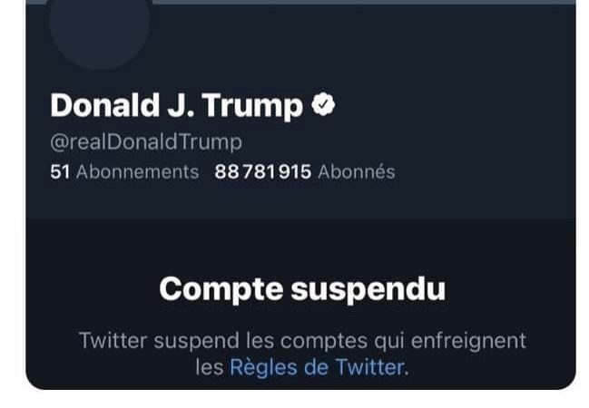 Le compte Twitter de Donald Trump suspendu de manière permanente