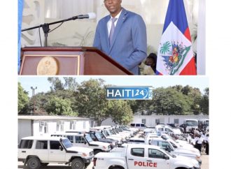 Sécurité : Remise d’une flotte de véhicules et de motocyclettes à la PNH