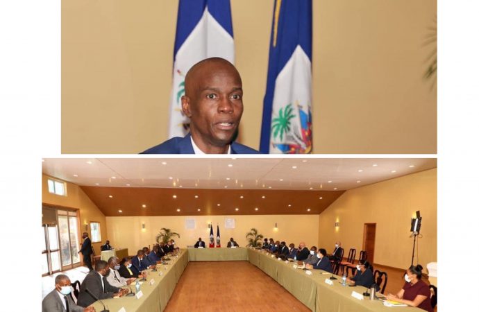 Conseil des ministres : Jovenel Moïse discute de sécurité de la population, du référendum et des élections