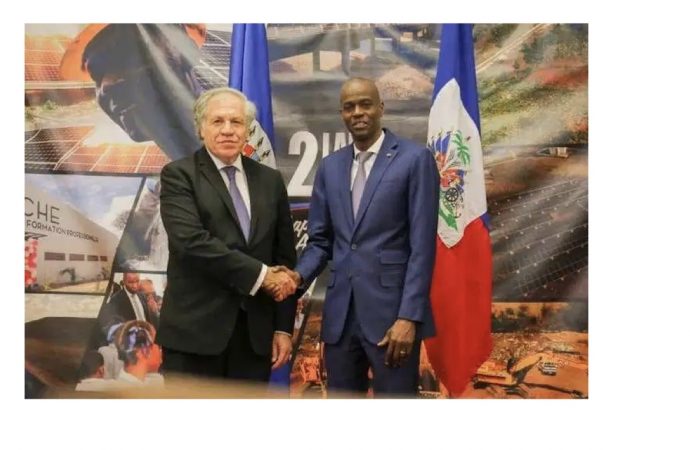 Insécurité : Jovenel Moïse requiert l’aide de l’OEA pour ramener la paix en Haïti