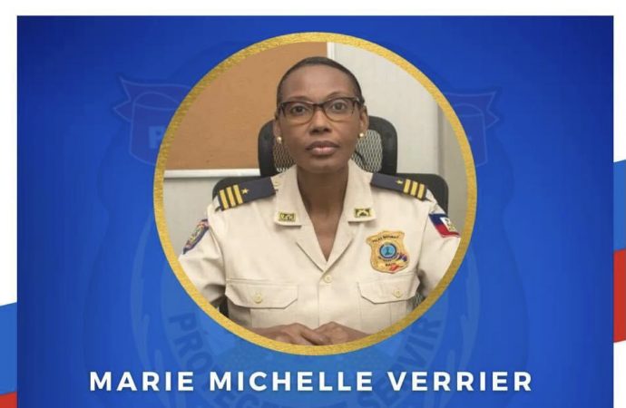 Marie Michelle Verrier, nouvelle porte-parole de la Police Nationale d’Haïti