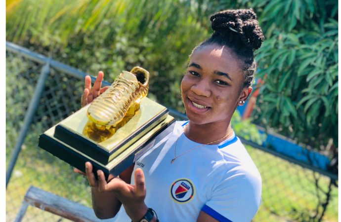 Melchie Dumornay, meilleure joueuse U20 de la CONCACAF 2020