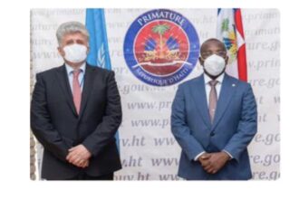 Claude Joseph s’est entretenu avec le sous-secrétaire général de l’ONU en visite en Haïti