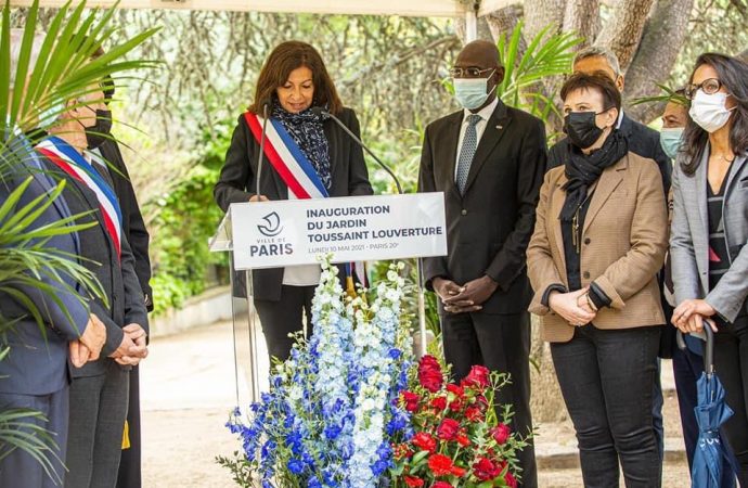 Un jardin au nom du Général Toussaint Louverture inauguré en plein cœur de Paris