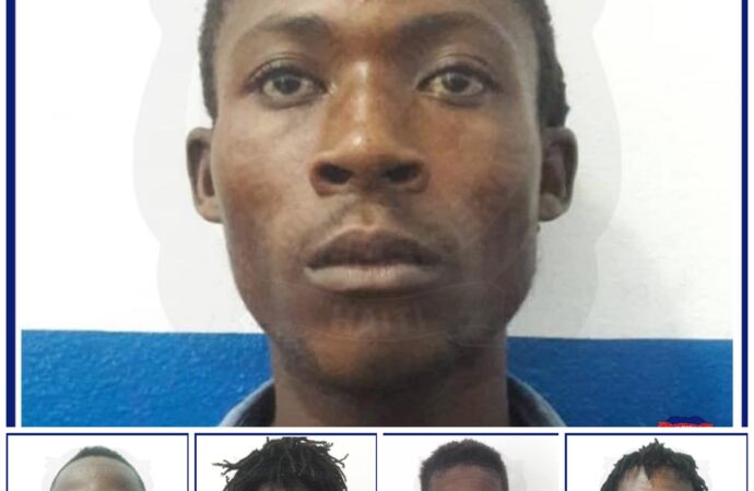 Arrestation de cinq présumés bandits par la PNH