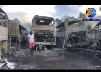 Incendie des locaux de l’entreprise “Le Transporteur Haïti” aux Gonaïves