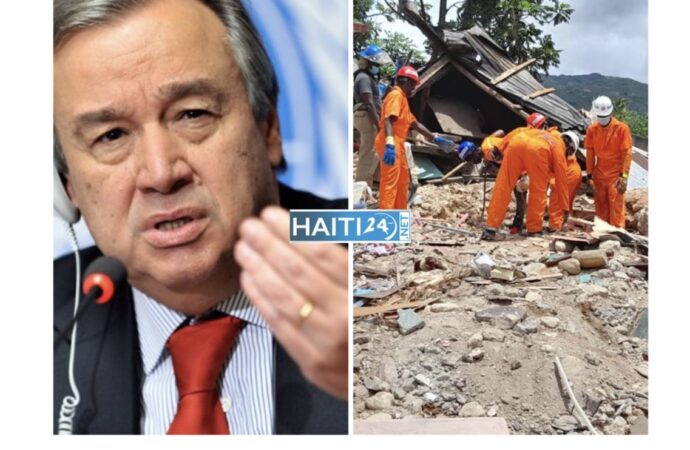 Haïti-Séisme: L’ONU témoigne sa solidarité au peuple haïtien