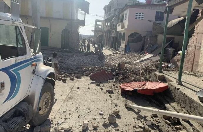 Un Séisme de magnitude 6,72 en Haïti, des dégâts enregistrés dans le Sud