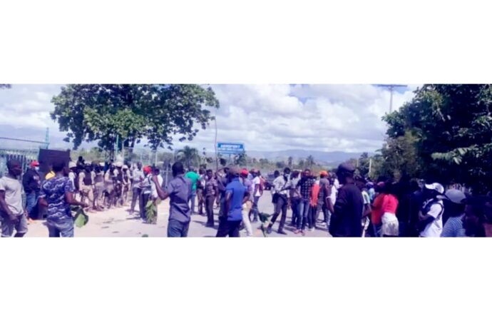 Cayes : manifestation contre la violence des gangs à Martissant