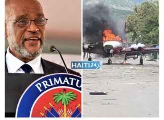 Incendie d’un avion aux Cayes : Le Premier ministre, Ariel Henry, promet des sanctions