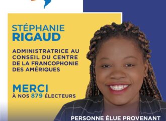 L’Haïtienne Stéphanie Rigaud intègre le Conseil d’administration du Centre de la francophonie des Amériques