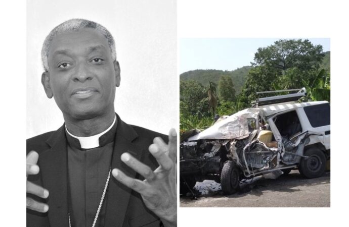 Le Cardinal Chibly Langlois victime d’un terrible accident, mais hors de danger