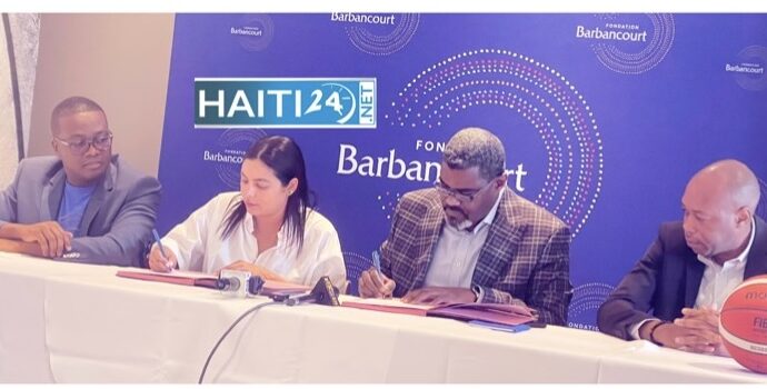 La Fondation Barbancourt et la Fédération Haïtienne de Basketball signent un protocole d’accord au profit des jeunes