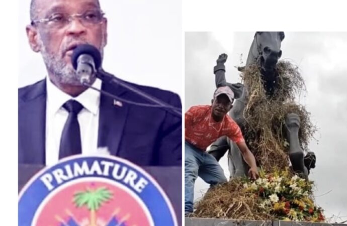 Profanation du monument de Jean-Jacques Dessalines : Ariel Henry condamne l’acte