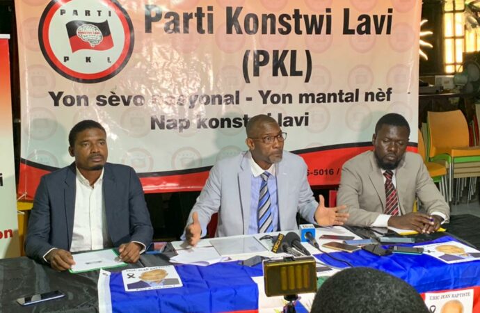 Crise : Le Parti Konstwi Lavi propose le « Congrès National des Représentants »