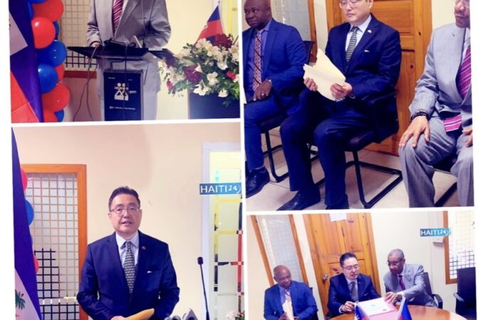 FAES : signature d’une convention de partenariat entre Taïwan et Haïti au bénéfice du programme « Kore Pèp »