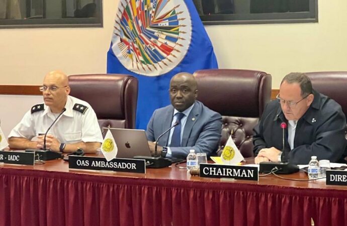 Devant l’OEA, Léon Charles réitère la demande d’appui d’une force internationale pour combattre les gangs en Haïti