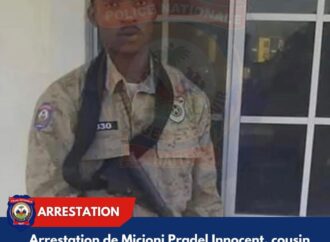Accusé de complicité avec Vitelhomme, le policier Micioni Pradel Innocent arrêté à La Gonâve