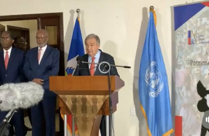 Insécurité : António Guterres continue d’appeler au déploiement d’une force internationale en Haïti