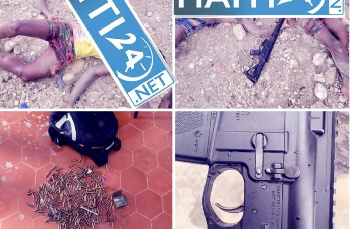 Croix-des-Bouquets : 8 bandits tués, un fusil et des munitions saisis lors d’une opération policière