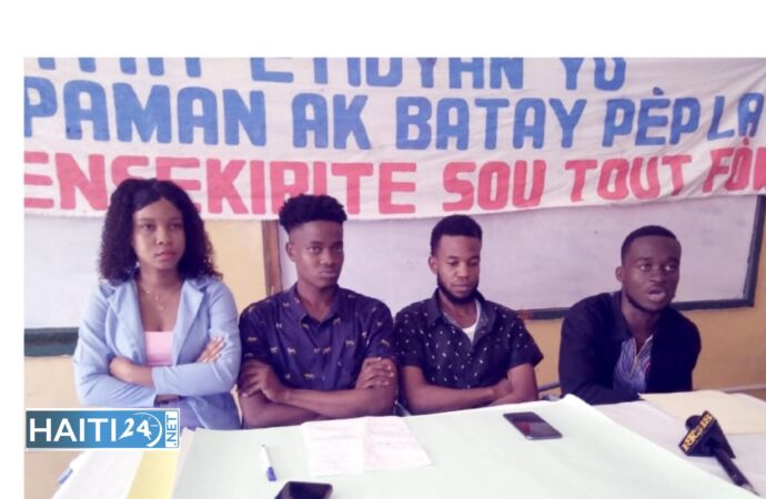 Insécurité : indignée, la Coalition des étudiants conscients d’Haïti annonce une marche dans la zone métropolitaine