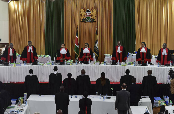 Déploiement d’une force multinationale dirigée par le Kenya, la Cour suprême s’y oppose