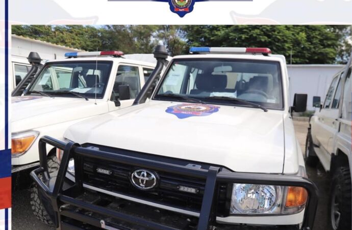 Sécurité : des véhicules flambant neufs remis à la PNH