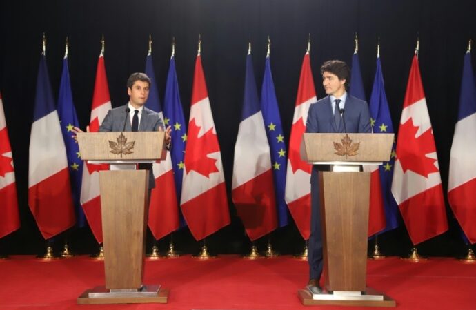 Conseil Présidentiel : Gabriel Attal et Justin Trudeau encouragent la formation rapide d’un gouvernement