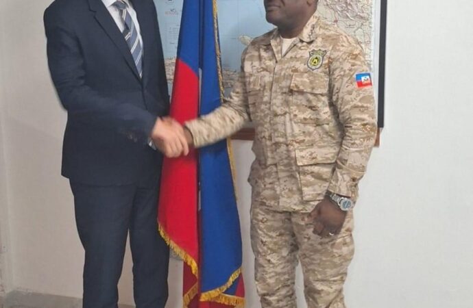 Coopération : Frantz Elbé reçoit la visite de l’ambassadeur français en Haïti